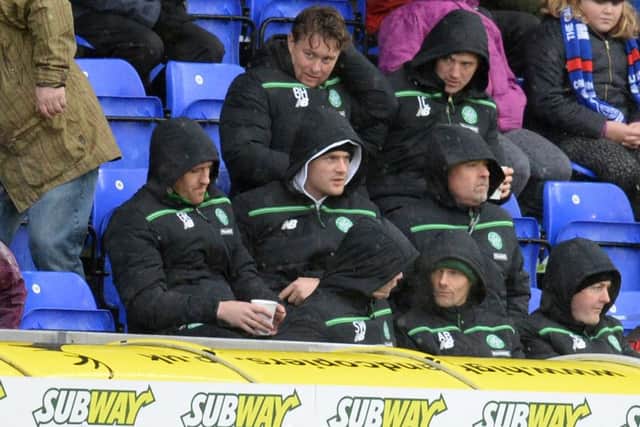 Stokes sits in the stands at the Tulloch Caledonian Stadium. Picture: SNS