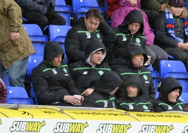 Stokes sits in the stands at the Tulloch Caledonian Stadium. Picture: SNS