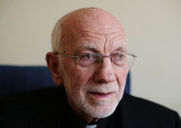 Fr Gerry Reynolds, campaigner for peace in Belfast who risked his life to bridge the community divide. Picture: PA