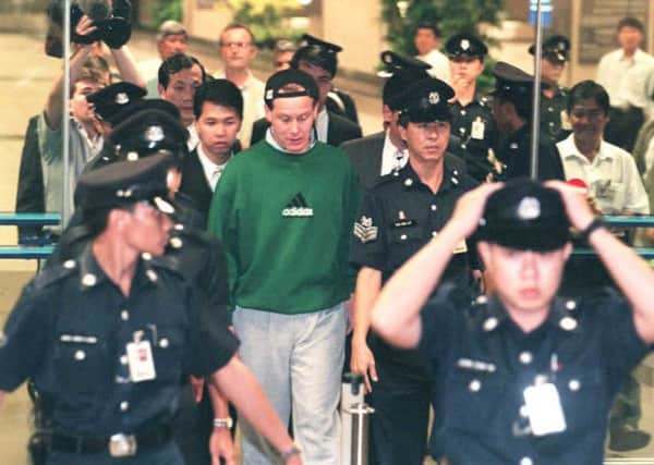 Barings Bank trader Nick Leeson was jailed in 1995 for his role in the banks £860 million collapse. Picture: AFP/Getty Images