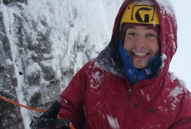 Greg Boswell pictured climbing during the winter of 2012/13. Picture: Faecbook/Greg Boswell