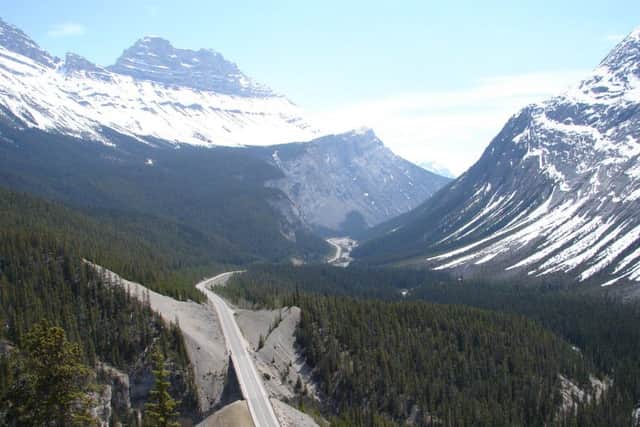 File photo of the Icefields Parkway, where Greg was climbing. Picture: Wiki Commons