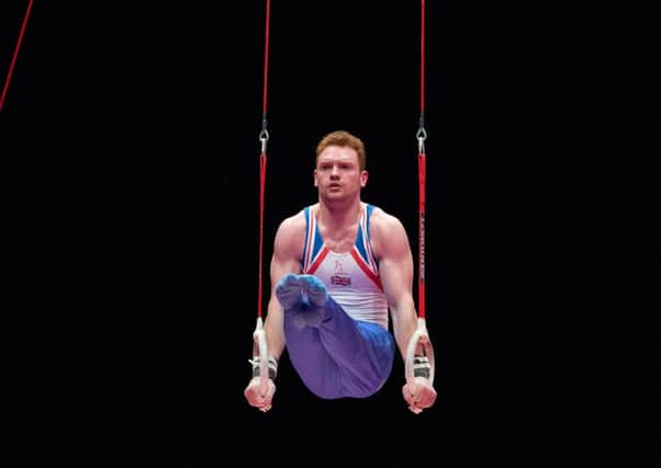 Dan Purvis of Team GB at the World Gymnastics in Glasgow. Picture: SNS Group