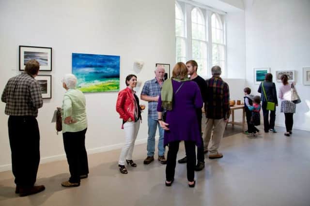 Visitors attend An Tobar arts centre on Mull. Picture: Sarah Darling/Facebook