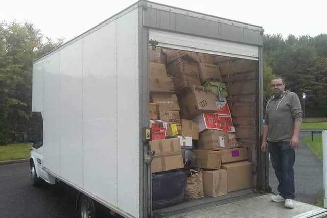 Part of Dundee Refugee Support's first delivery to Serbia. Photo: Mike Strachan