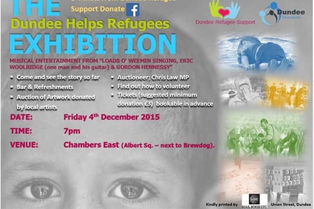 Dundee Helps Refugees Art Exhibition will be held this Friday. Photo: Dundee Refugee Support