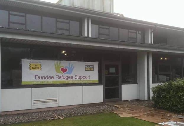 Dundee Refugee Support has set up in Swan House in Dundee Technology Park. Photo: Mike Strachan
