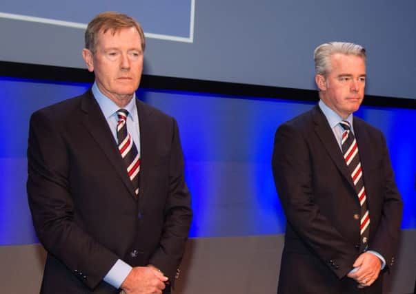 Chairman Dave King and Vice-Chairman Paul Murray at the club's AGM. Picture: SNS