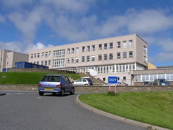 Joshua Aryeetey was pronounced dead at Gilbert Bain Hospital in Lerwick. Picture: Geograph