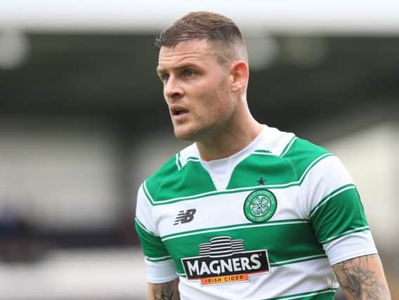 Anthony Stokes has been banned by Celtic following his tweet in Inverness.  Picture: Gordon Fraser