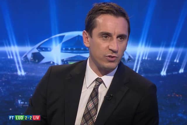 Gary Neville has made a name for himself after retirement as a pundit for Sky Sports. Contributed