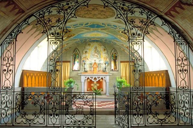The ornate interior of the chapel. Photo: VisitScotland