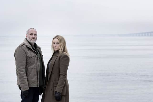 Kim Bodnia as Martin Rohde and Sofia Helin as Saga Norén in popular BBC Four Nordic Noir drama The Bridge. Picture: Contributed