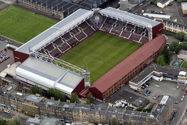 Hearts hope to start construction of a new stand next year. Picture: SNS