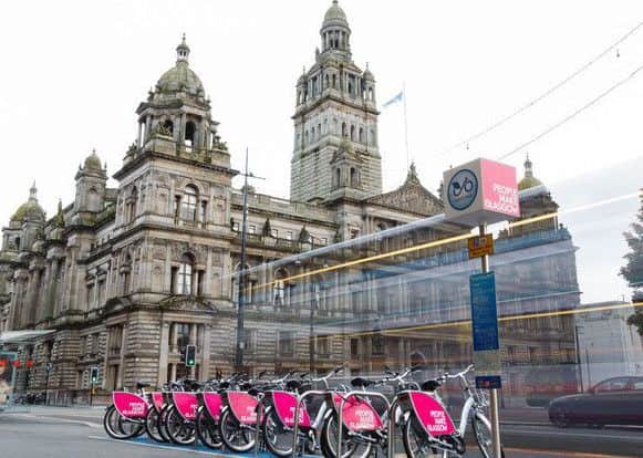 Next Bike provides a quick and simple way to get around Glasgow. Picture: Next Bike