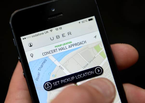 Uber has unrolled in Glasgow and Edinburgh this year. Picture: PA