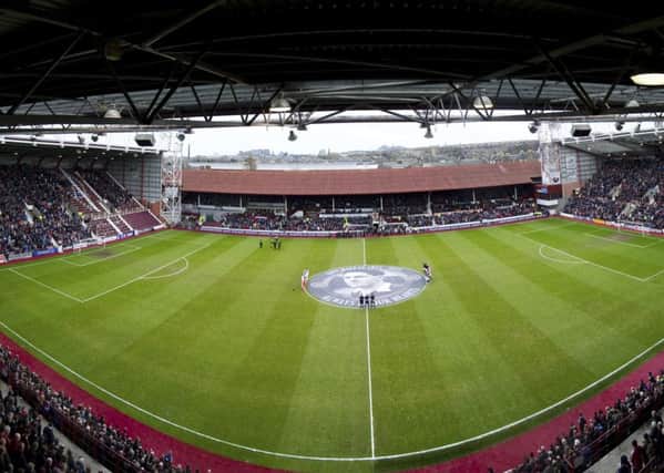 Hearts this week announced plans to redevelop the main stand at Tynecastle. Picture: SNS
