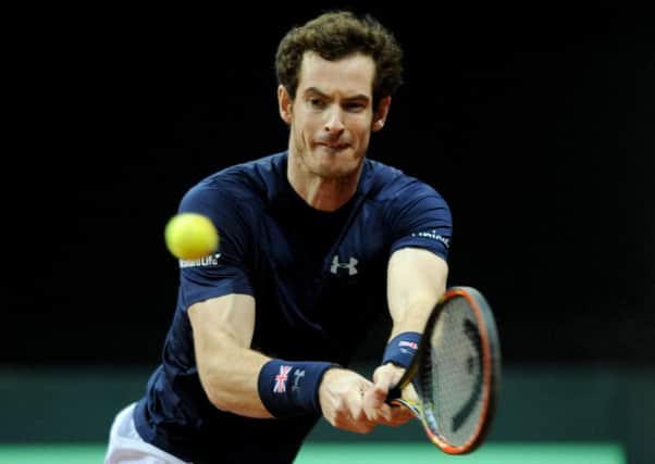 Andy Murray has joined a long list of famous Scots who have donated to charitable causes. Photo: Jane Barlow