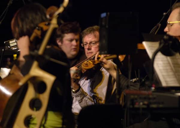 Musicians at the Martyn Bennett memorial concert at Celtic Connections. Picture: TSPL