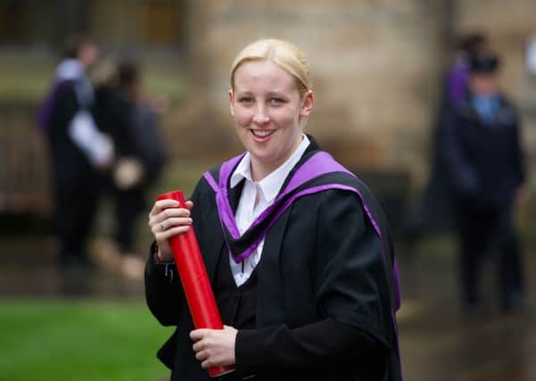 MP Mhairi Black graduating in June from the University of Glasgow. Picture: John Devlin