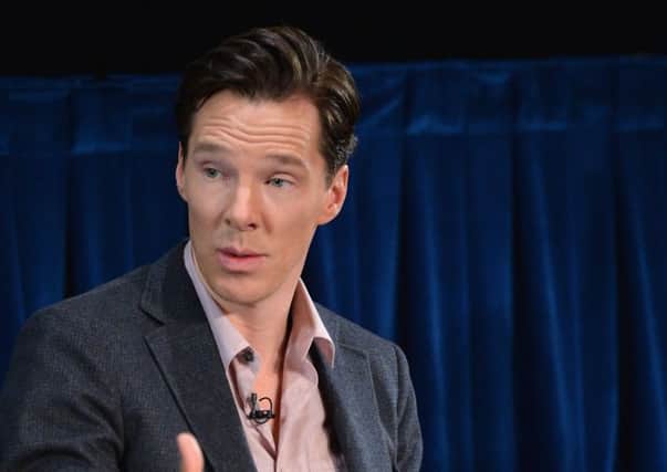 Actor Benedict Cumberbatch was taking part in Letters Live. Picture: Getty
