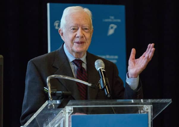 Jimmy Carter, 91, US president from 1977-81, had to undergo surgery following discovery of melanoma. Picture: Getty