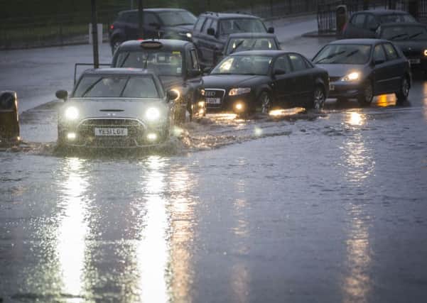 Parts of Glasgow were hit by flooding at the weekend. Picture: PA