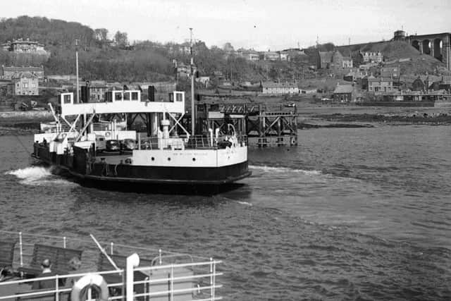 The Sir William Wallace docks at the Railway Pier in North Queensferry. By 1964, 900,000 vehicles were using the four-boat service each year. Picture: TSPL
