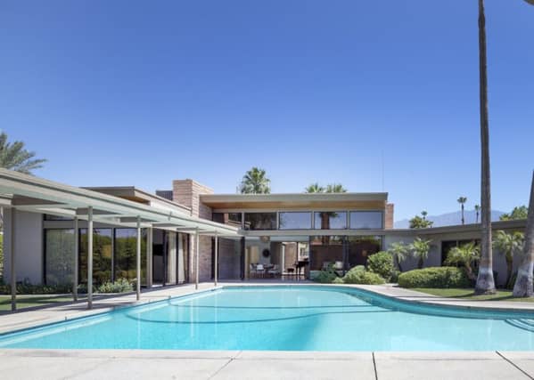 Frank Sinatra Twin Palms Estate, a spectacular example of mid-century architecture in the heart of Palm Springs, California. Picture: Getty Images