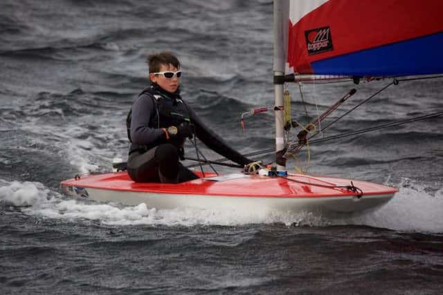 Calum Bell takes to the water