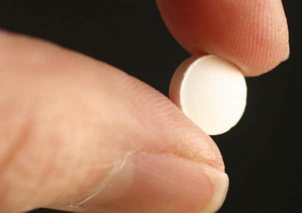 A picture of a vitamin D pill