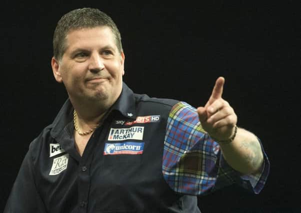 Gary Anderson said he did it because of anti-English abuse suffered by his opponent. Picture: SNS