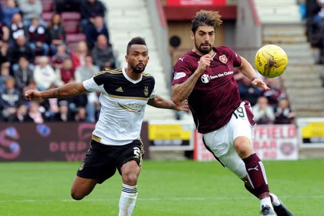The clash between Hearts and Aberdeen will now have an early evening kick-off. Picture: Lisa Ferguson