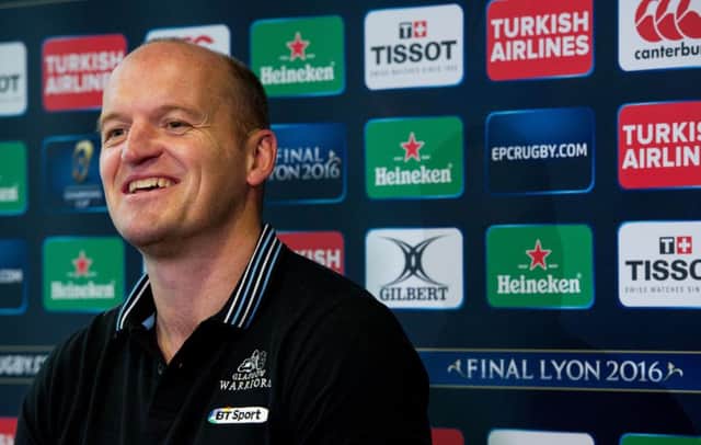 Gregor Townsend preferred to talk about his side's game on Saturday rather than his contract. Picture: SNS