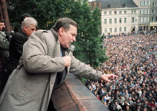 Lech Walesa won a landslide victory in Polands presidential election on this day in 1990. Picture: AFP/Getty Images