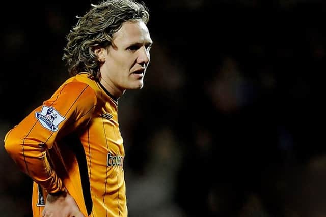 Jimmy Bullard, pictured in action for Hull against Manchester City, has revealed his 'regret' at not signing for Celtic in 2010. Picture: Getty Images