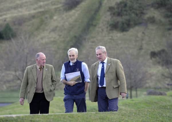 Ronnie Kippen, Dr James Fenton and Alex Hogg launched the SGA vision for moorland report. Picture: Julie Bull