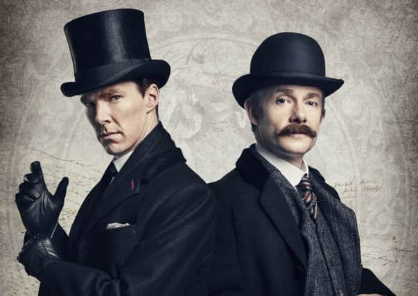 Benedict Cumberbath and Martin Freeman. Picture: PA/BBC