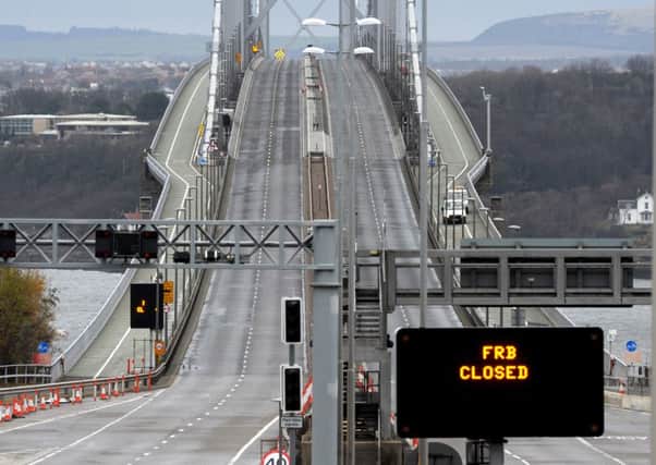 Successive governments have failed to keep up with the demands made on our transport network, including the Forth Road Bridge. Picture:  Jane Barlow