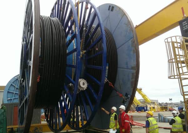 The tie-up could see the creation of a subsea cable research facility in Scotland. Picture: Atlantis Resources