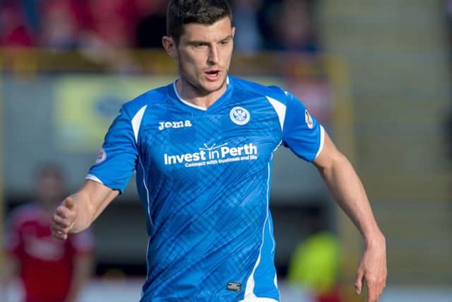 Graham Cummins has scored six goals in 12 league starts for St Johnstone to earn a new contract. Picture: Craig Foy/SNS