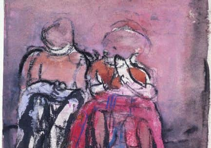 Two Seated Children by Joan Eardley. Picture: The Estate of Joan Eardley