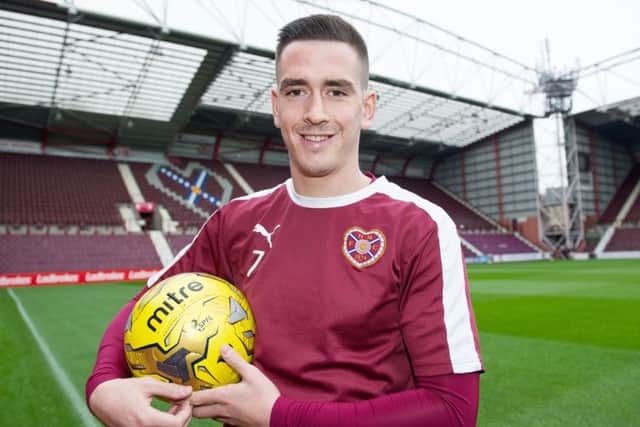 Hearts winger Jamie Walker, who has signed a deal until 2018, is considered a major asset by the Tynecastle club. Picture: SNS Group