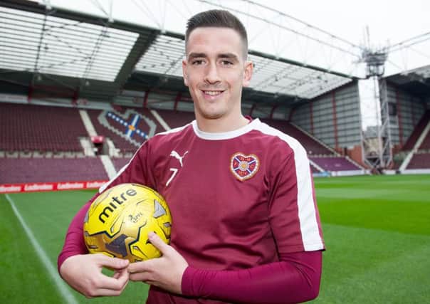 Hearts winger Jamie Walker, who has signed a deal until 2018, is considered a major asset by the Tynecastle club. Picture: SNS Group