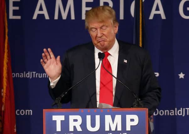 Republican presidential candidate, businessman Donald Trump. Picture: AP