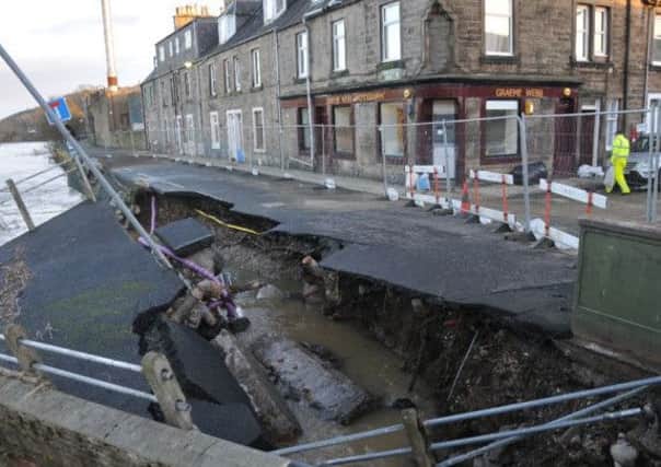 Businesses in Hawick are among those affected by the flooding