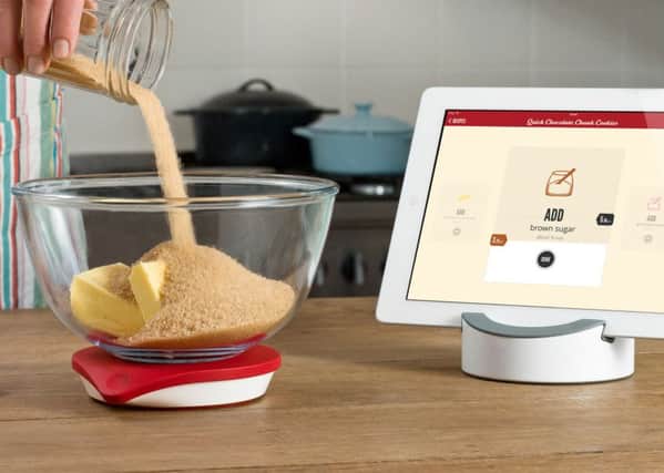 Drop Connected Kitchen Scale, available from currys.co.uk. Picture: PA