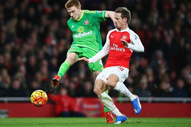 Watmore in action for Sunderland against Arsenal earlier this month.  Picture: Paul Gilham/Getty Images