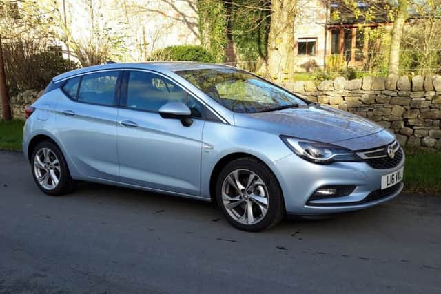 The Astra has sleeker lines to match its compact rivals