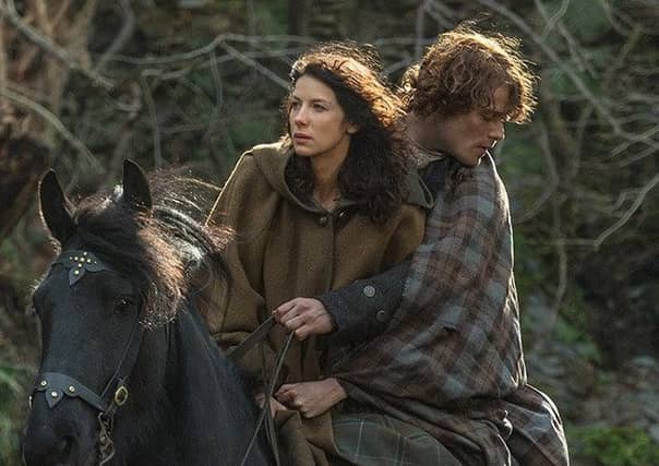 Caitriona Balfe has been nominated for the Golden Globes but Sam Heughan, her Scottish co-star of Outlander, missed out. Picture: Starz
